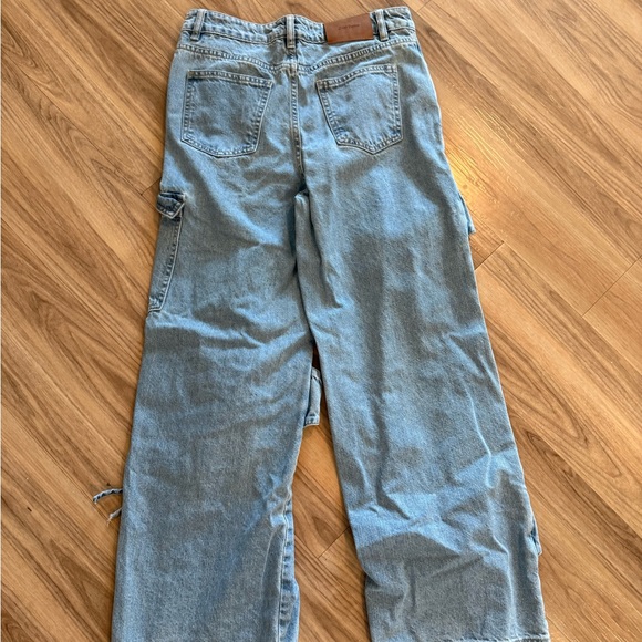 Cider Blue Flare Jeans with Bow Accents - Picture 4 of 4